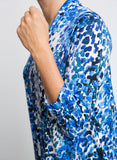 ULTRA SOFT KNIT TOP IN BLUE WATERCOLOR