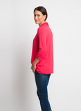 ULTRA SOFT KNIT TOP IN GERANIUM