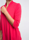 ULTRA SOFT KNIT TOP IN GERANIUM
